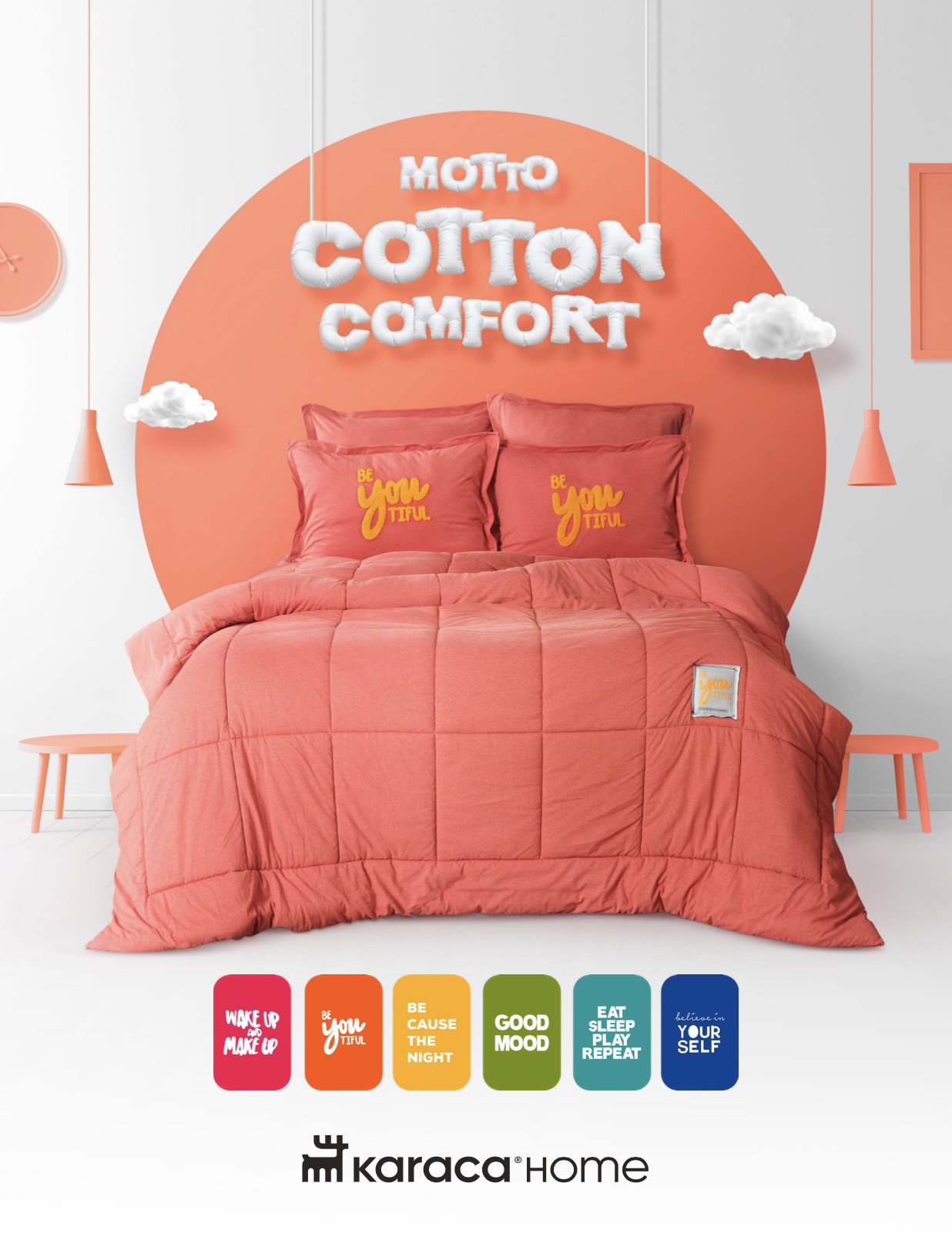 Karaca Home Motto Cotton Comfort