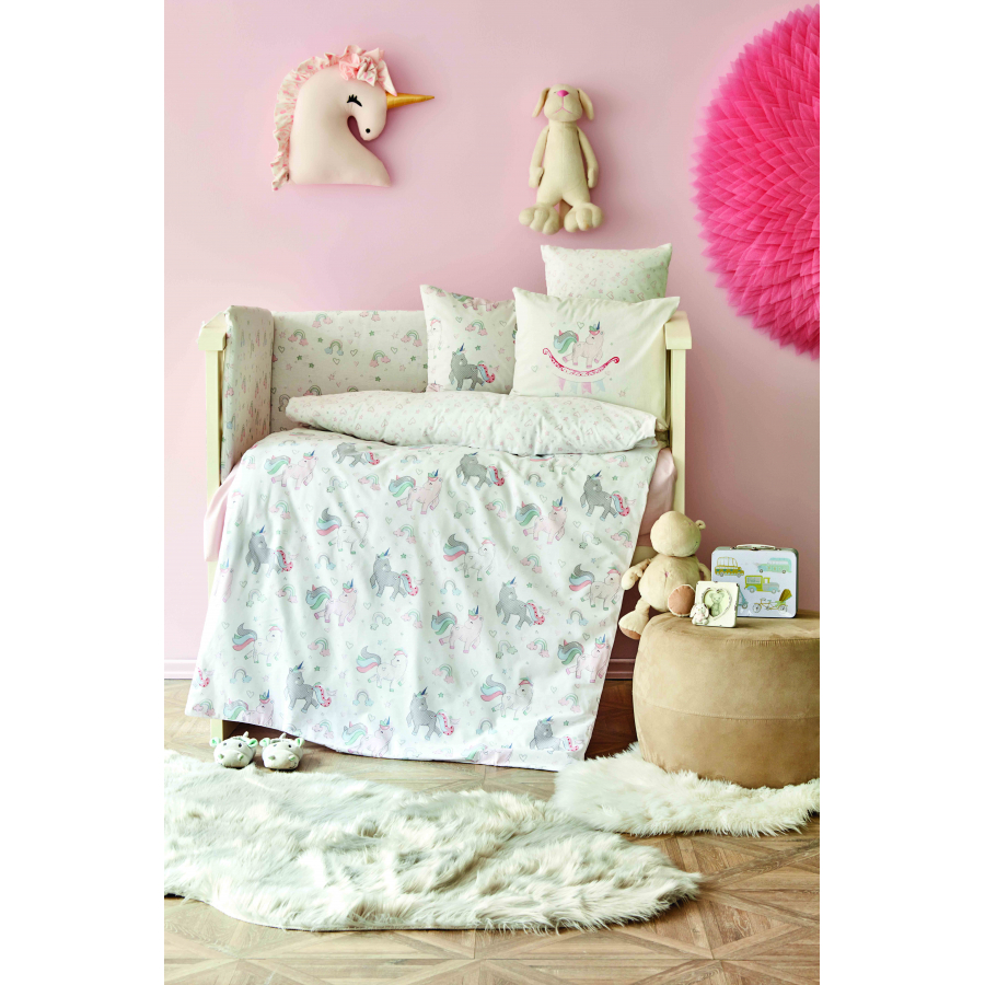 Karaca Home Digna Pembe Cotton Bebek Uyku Seti Karaca Home