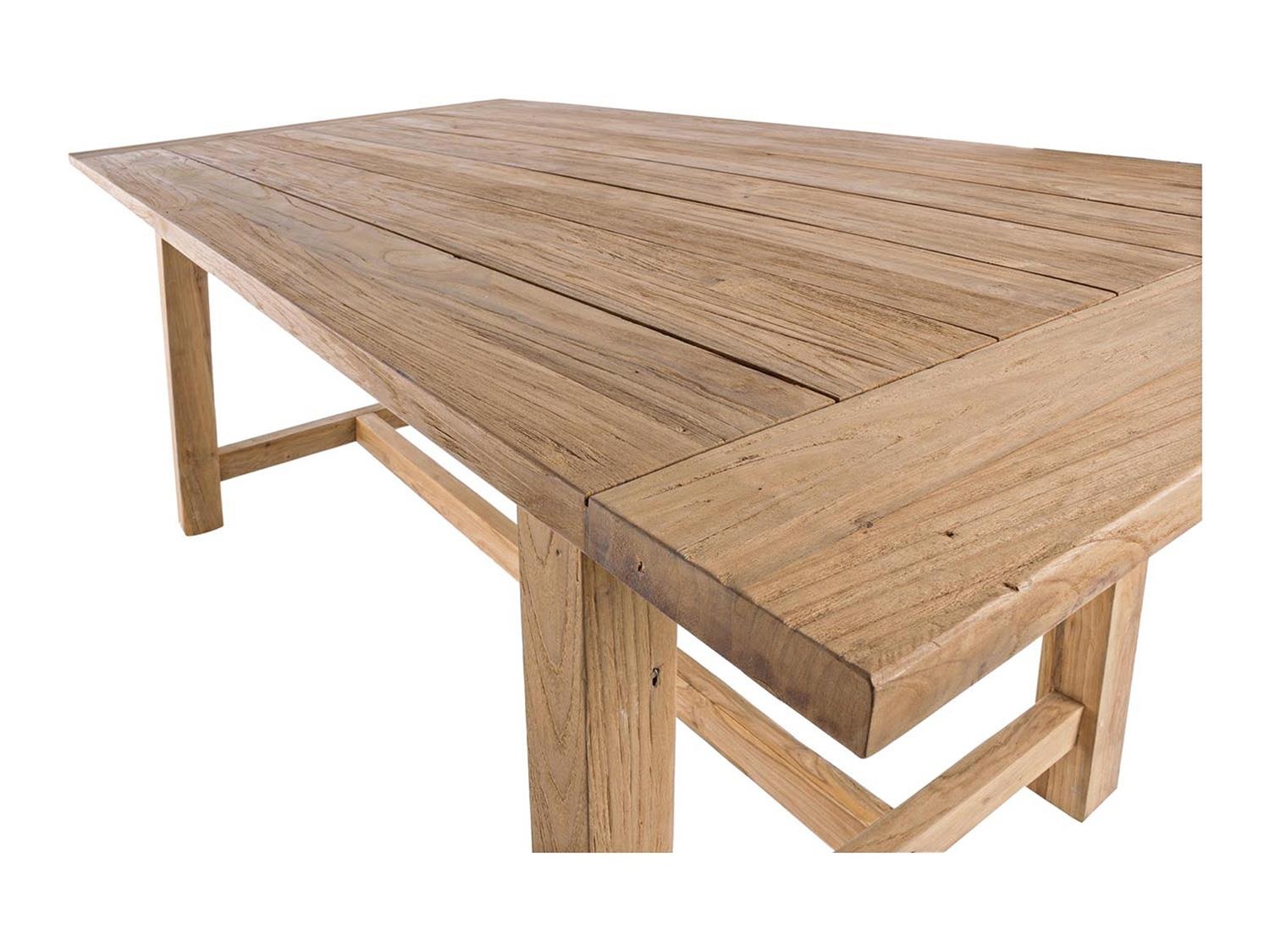 Woodha Mobilya Masif Bahçe Masası Bodrum 200 x 100 x 75 cm Pera Bulvarı